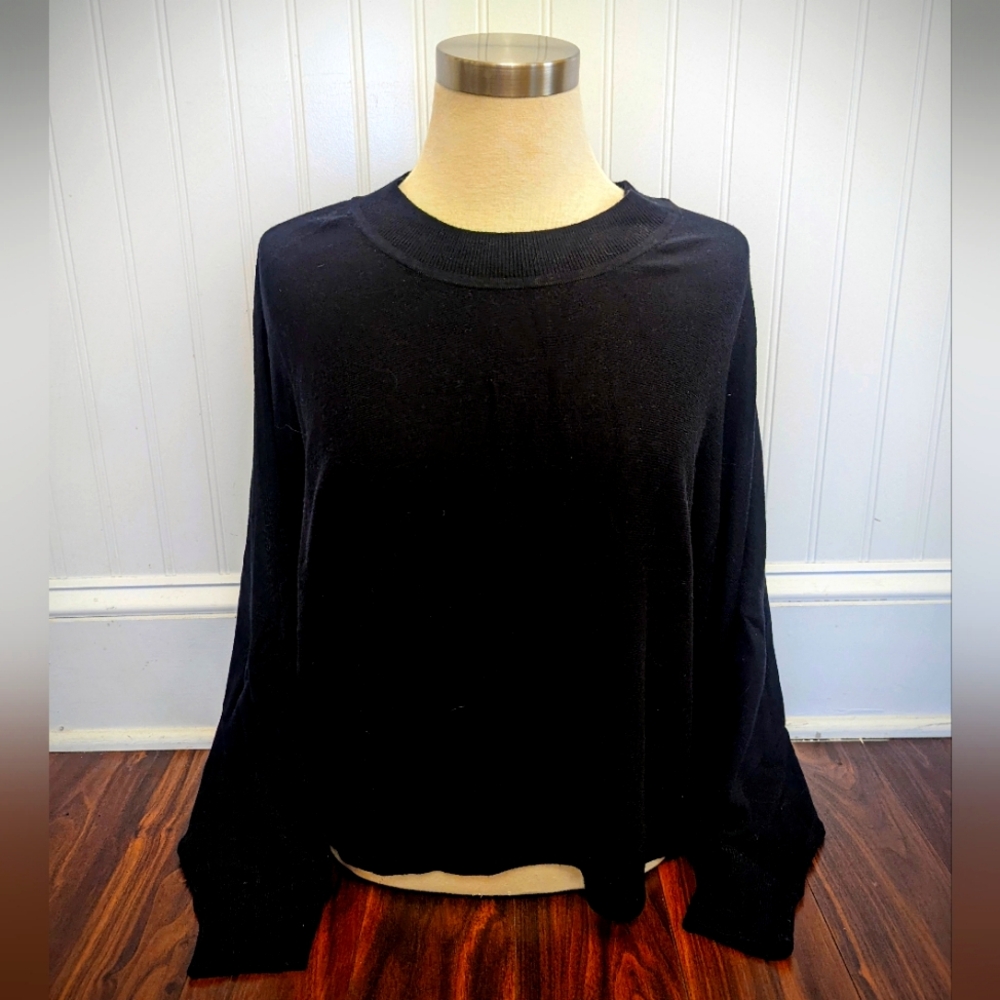 NWT Banana Republic Black Batwing Sweater Size XS